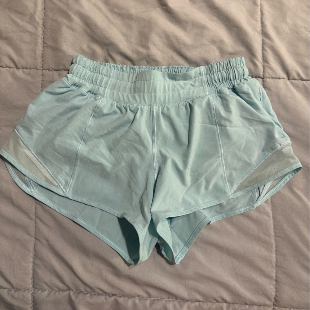 Lululemon Hotty Hot shorts Light Blue